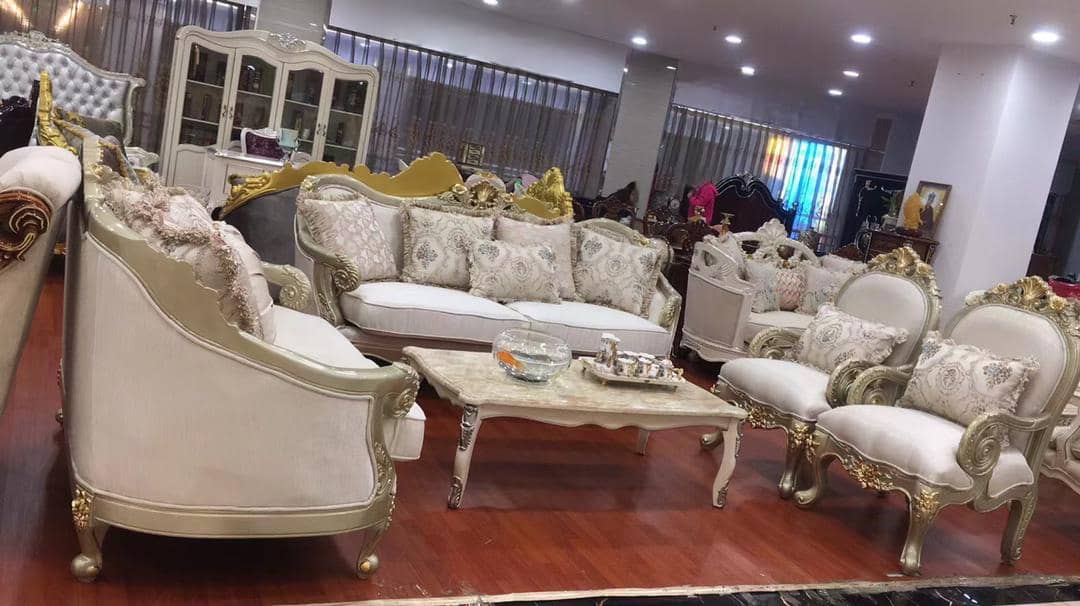 Sofa set 7 seater fabric juba
