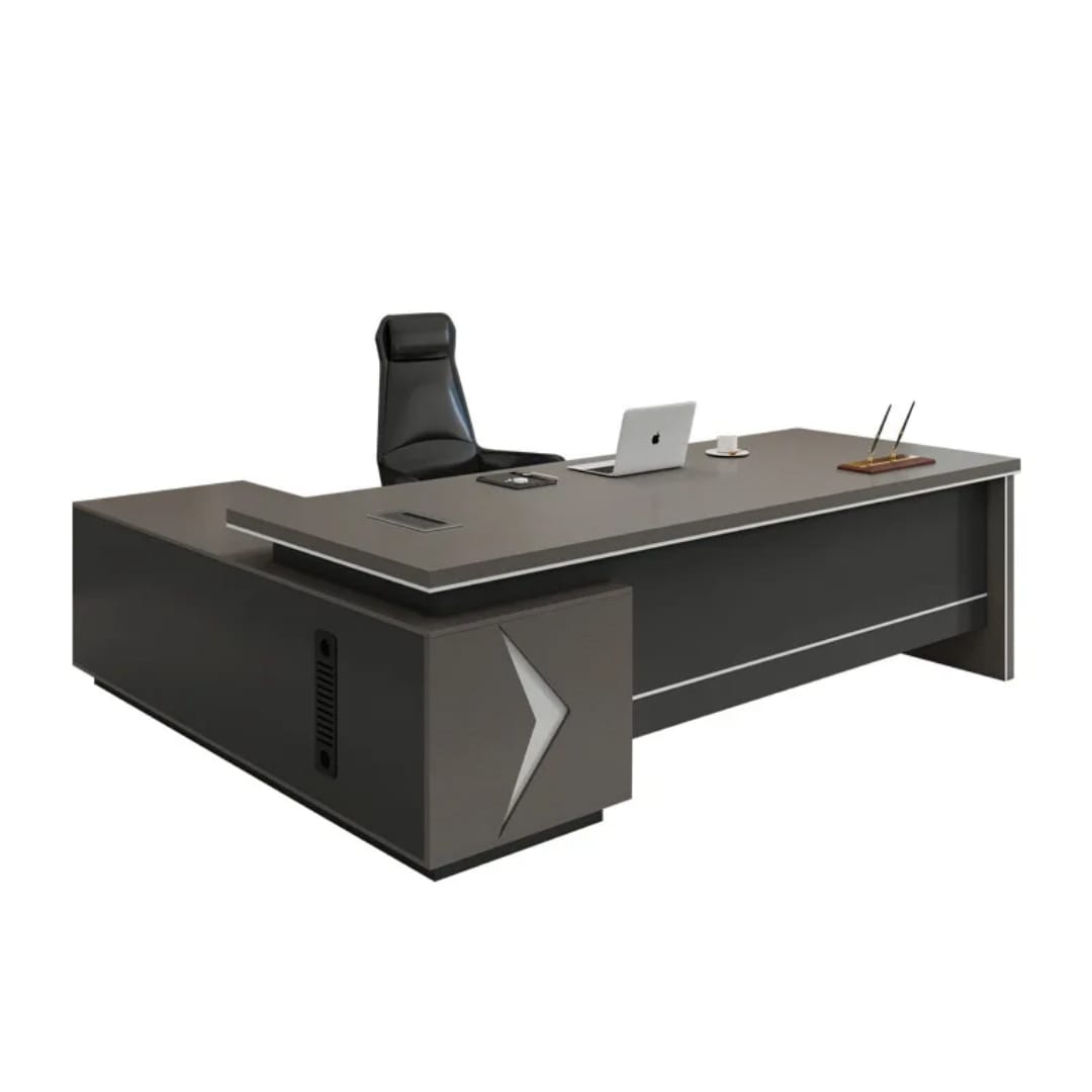 1.6m Modern L-Shaped Executive Office Desk + Storage in Juba, South Sudan