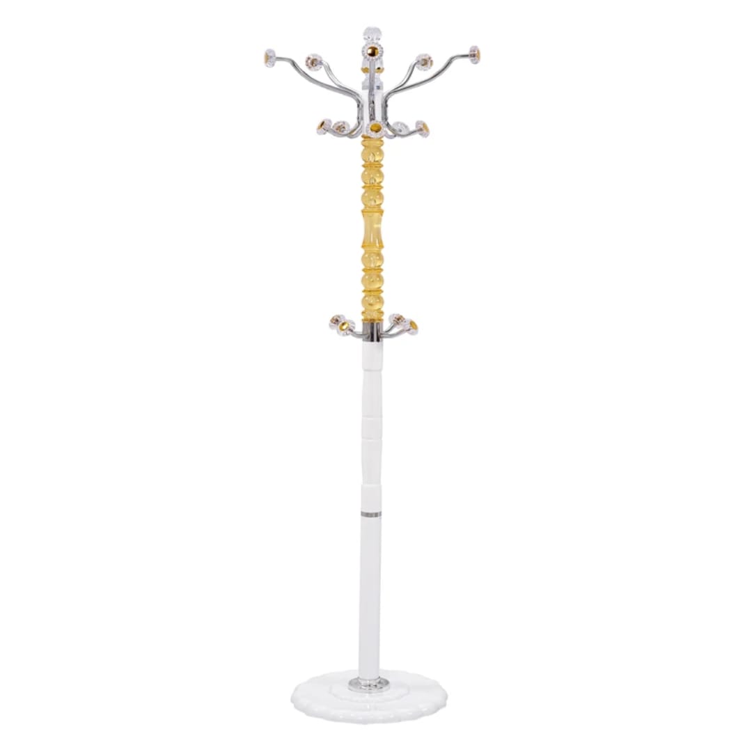 Free standing metal white & gold coat rack in Juba, South Sudan