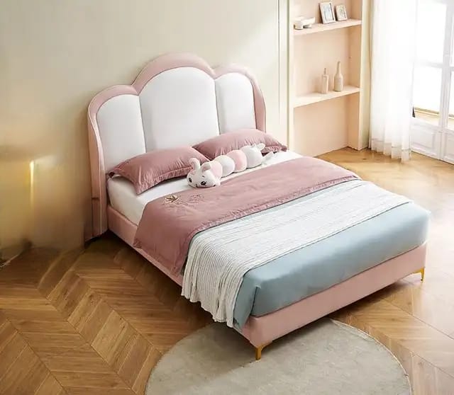 Single bed Blush Pink & Snow 120x200cm in Juba, South Sudan
