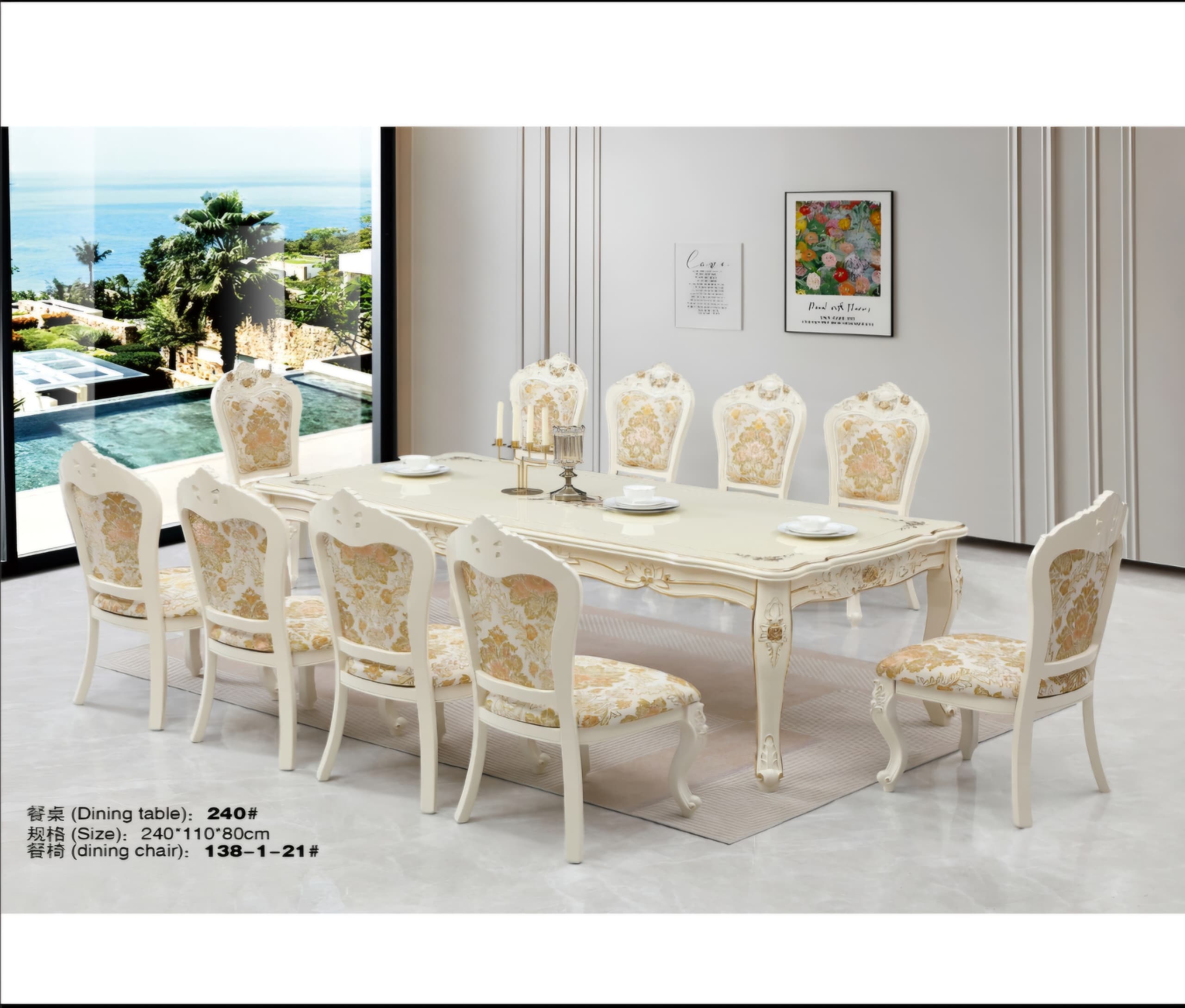 10 Seater Dining Table Set in Juba, South Sudan